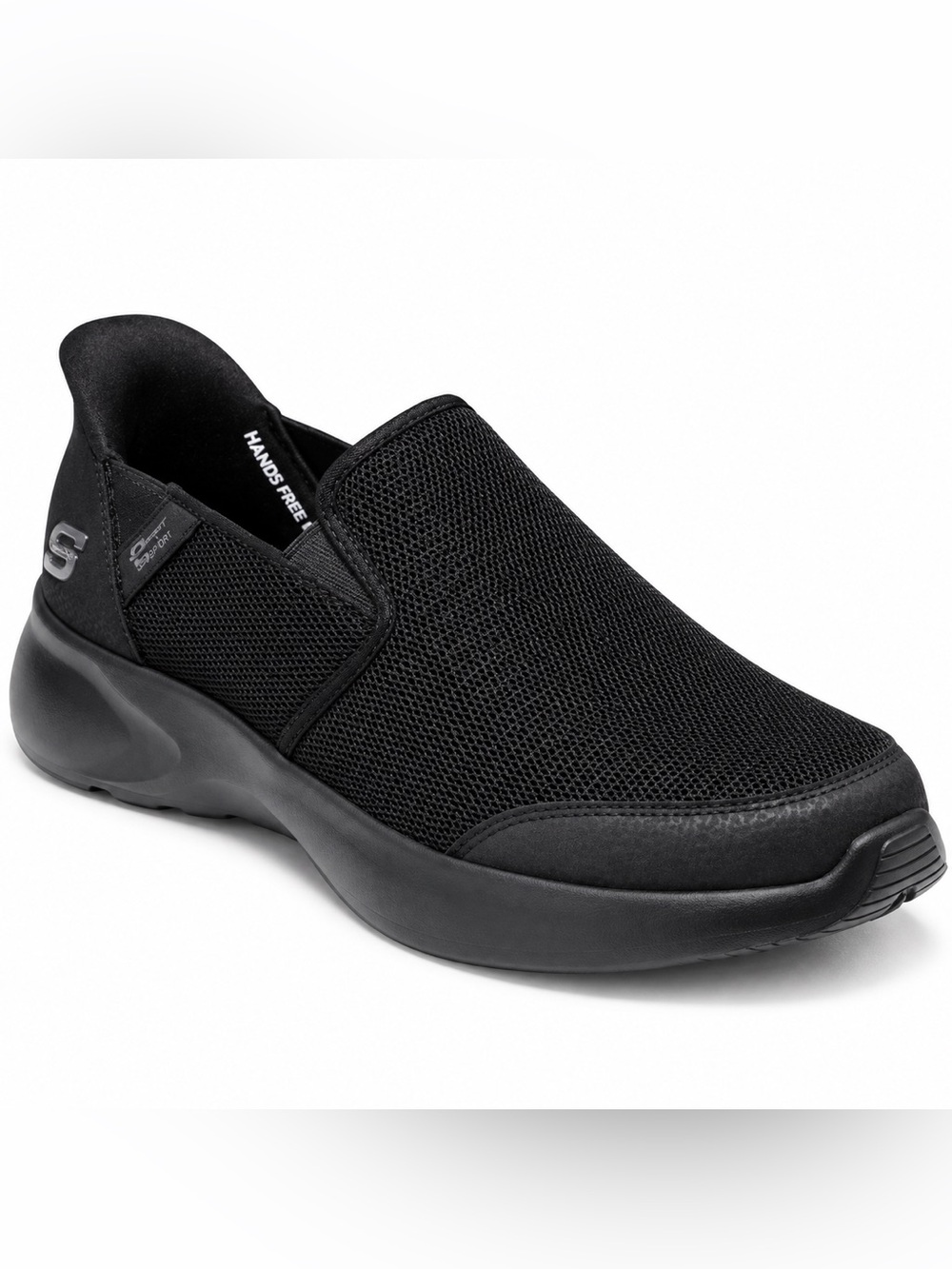 Skechers Men's Black Slip-On Performance Sneaker- Various available pick size